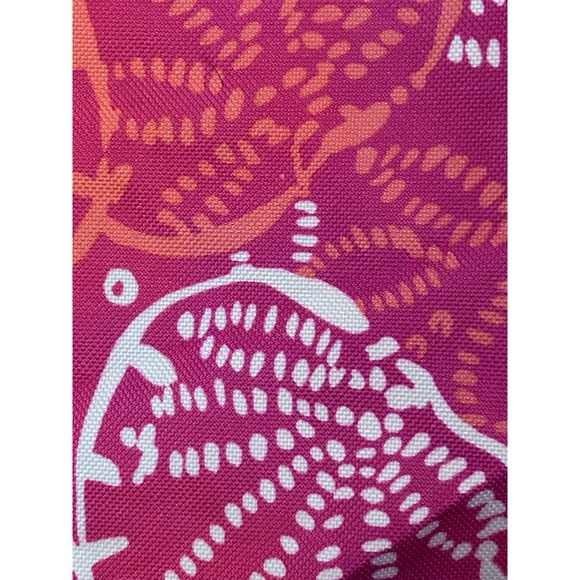 Lilly‎ Pulitzer For Estee Lauder Summer Beach Bag/Tote Pink Orange 14" x 16" - Picture 4 of 8